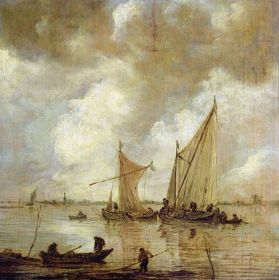Stormy Seascape by Jan Josephsz van Goyen